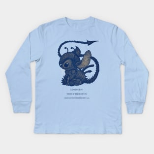 Stitch Xenomorph Kids Long Sleeve T-Shirt